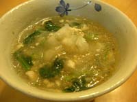 大根と小松菜のぽっかぽかスープ